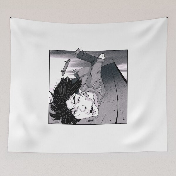 Item preview, Funny manga skater boy crashing designed and sold by Monochromestore.
