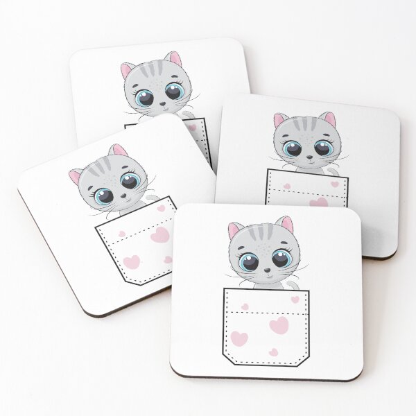 Item preview, Kawaii Pocket Cat designed and sold by MonkeyBizness.