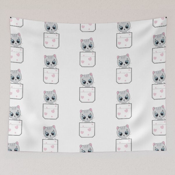 Item preview, Kawaii Pocket Cat designed and sold by MonkeyBizness.