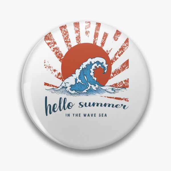 Item preview, Hello Summer In The Wave Sea designed and sold by ABZDesigner.