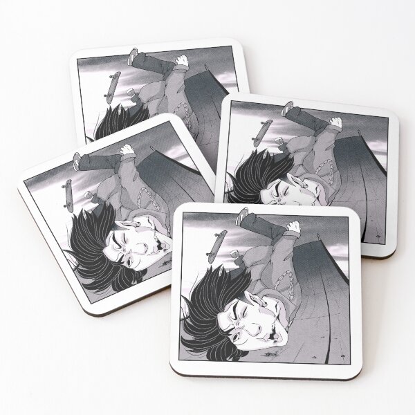 Item preview, Funny manga skater boy crashing designed and sold by Monochromestore.