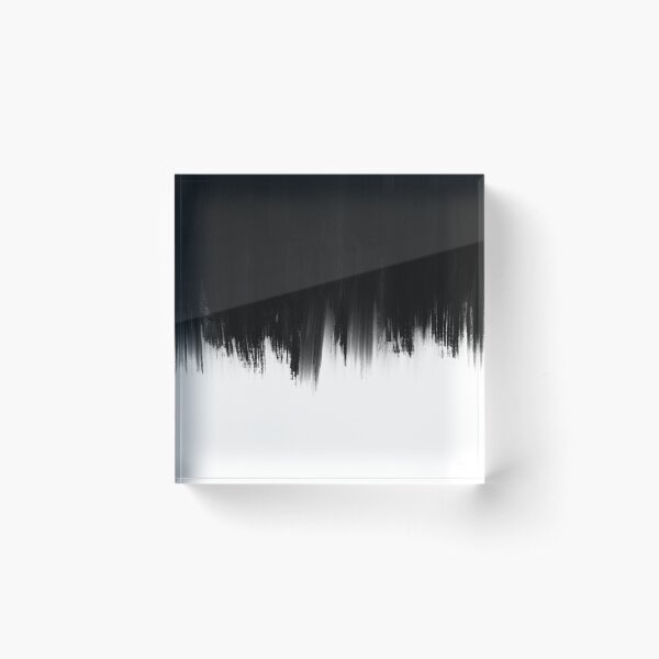 Item preview, Modern Black White Brush strokes Design designed and sold by NdesignTrend.
