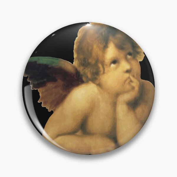 Item preview, Cherub angel from Raphael's Sistine Chapel designed and sold by oko-designs.