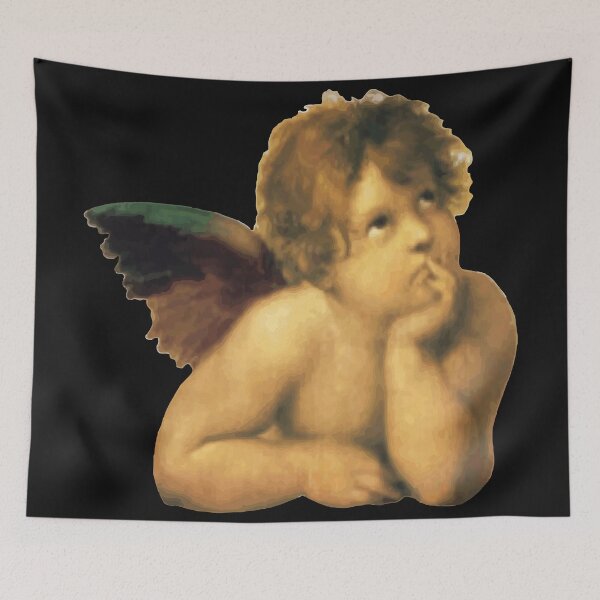 Item preview, Cherub angel from Raphael's Sistine Chapel designed and sold by oko-designs.