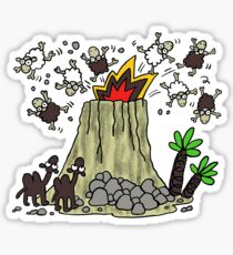 Lanzarote volcano Sticker