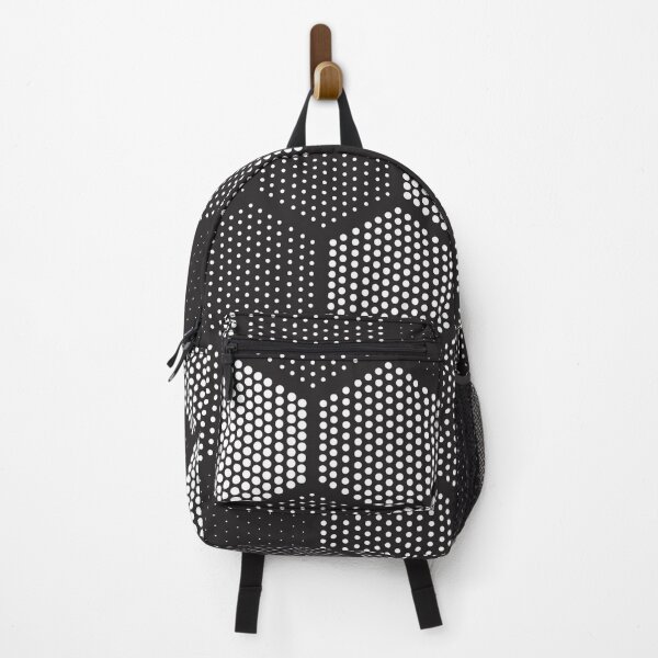 Item preview, Geometric tile filled with dots | Black and white designed and sold by aswanthvinodan.