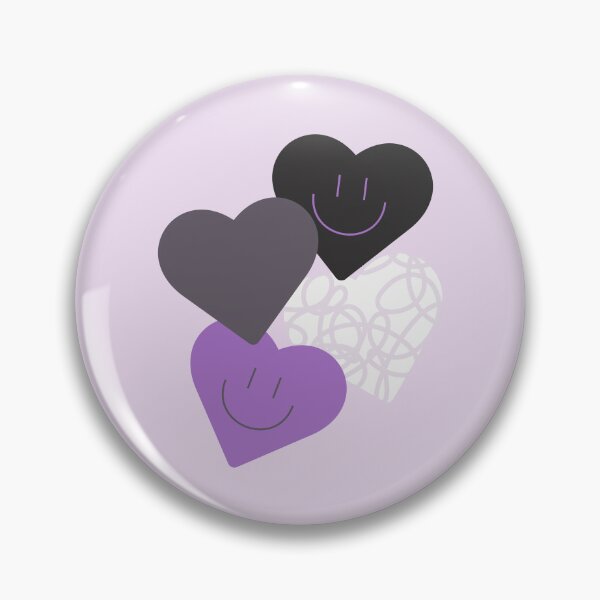 Item preview, Smiley Asexual Hearts designed and sold by seraphmars.