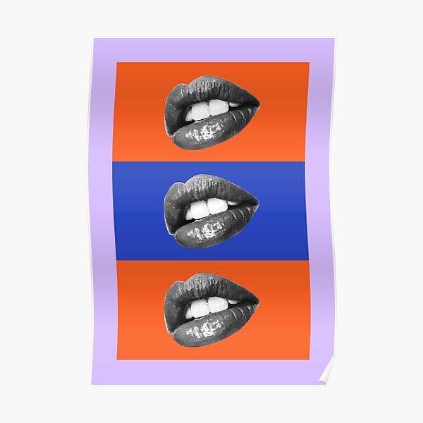 "Blow Me a Kiss" Poster for Sale by kalmull Redbubble
