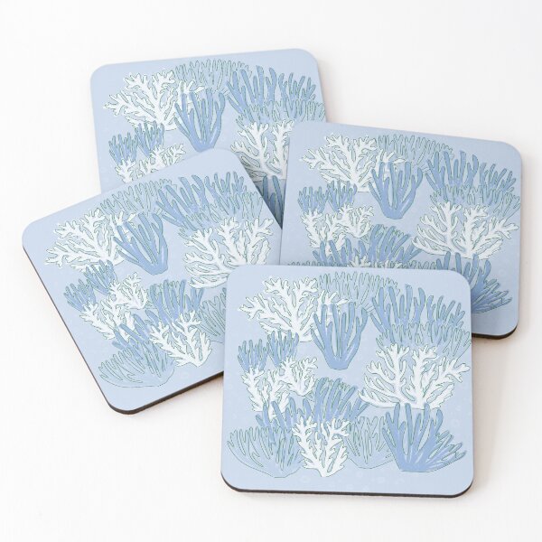 Item preview, Pastel blues - Corals  designed and sold by MaddaMom.