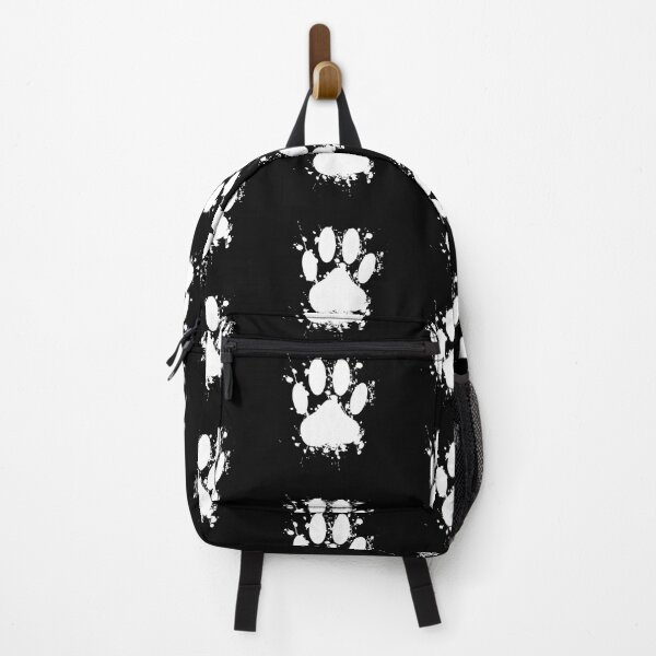 Item preview, White Paint Splatter Dog Paw Print designed and sold by Almdrs.