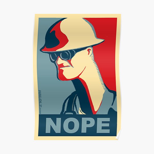Team Fortress 2 - Engineer Nope Poster