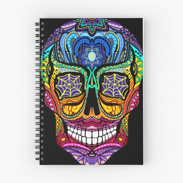 Item preview, Colorful Skull Pattern designed and sold by Spiritualmagic.