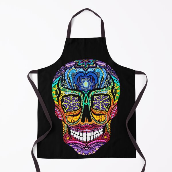 Item preview, Colorful Skull Pattern designed and sold by Spiritualmagic.
