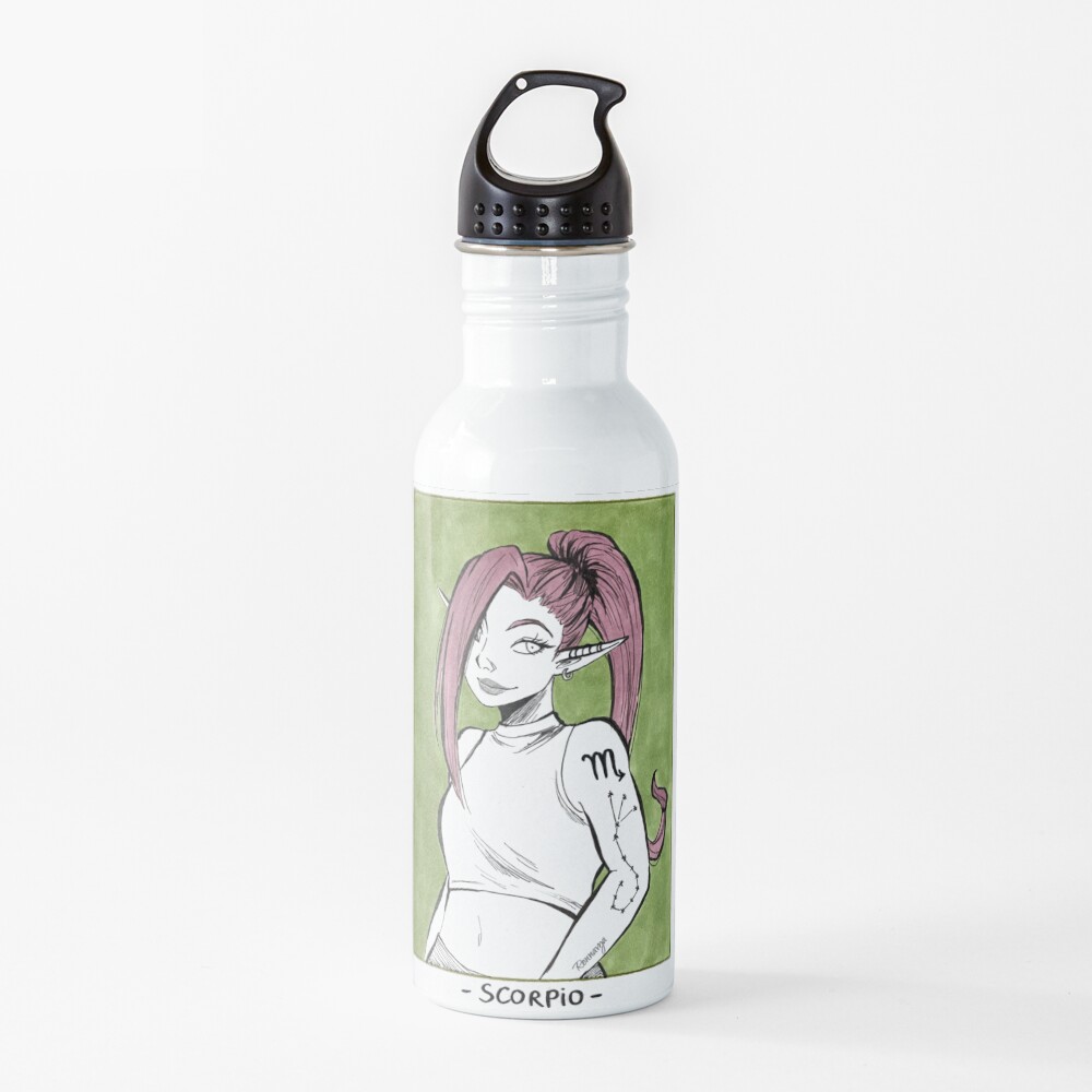 ZODIAC SIGNS art Ideal gift for her, gift for him Water Bottle