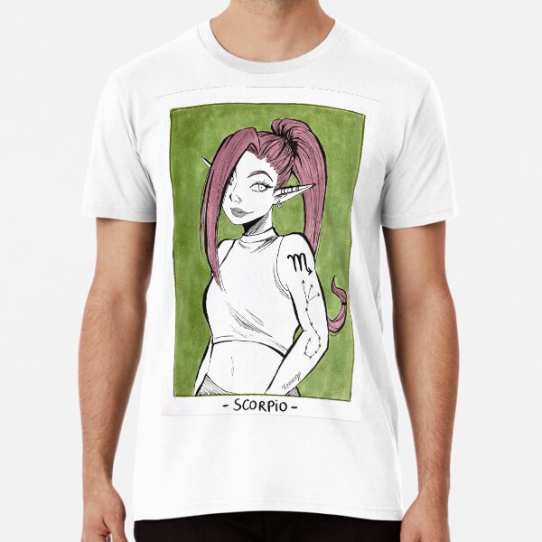 ZODIAC SIGNS art Ideal gift for her, gift for him Premium T-Shirt