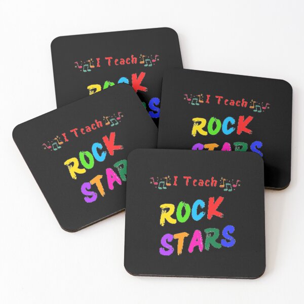 Item preview, I Teach Rock Stars The Best Teacher Red Design designed and sold by BestTeacher.
