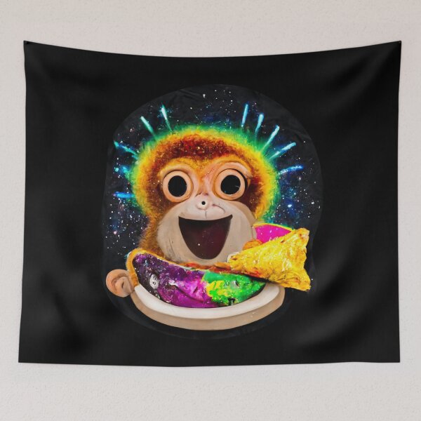 Item preview, Monkey Love Taco designed and sold by MythicPrompts.