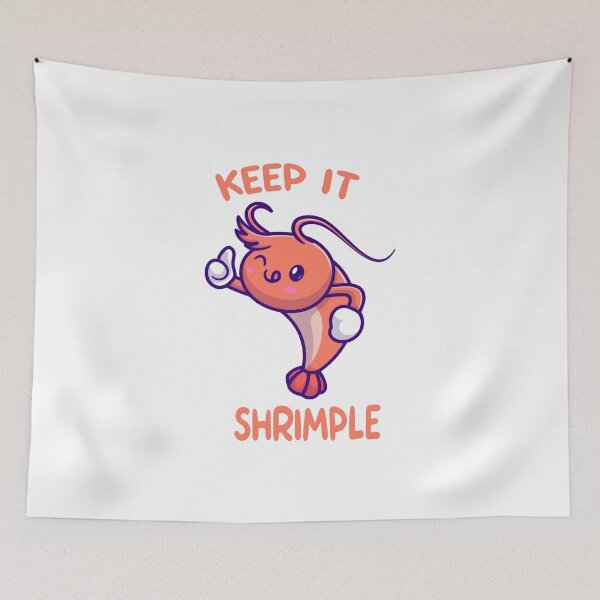 Item preview, Keep it Shrimple designed and sold by DOOSKY M.