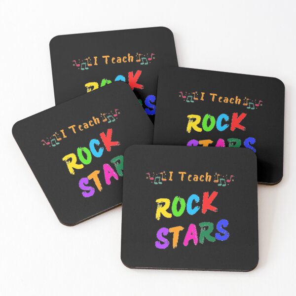 Item preview, I Teach Rock Stars The Best Teacher Orange Design designed and sold by BestTeacher.