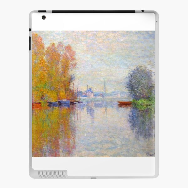 Autumn on the Seine at Argenteuil by Monet Sticker for Sale by  vintageemporium