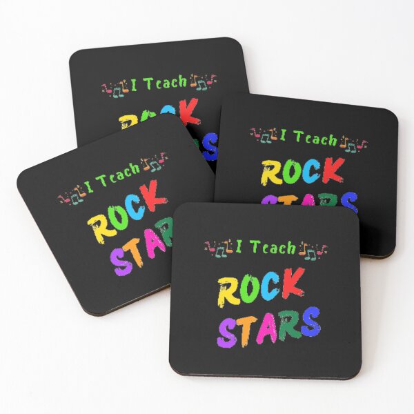Item preview, I Teach Rock Stars The Best Teacher Green Design designed and sold by BestTeacher.