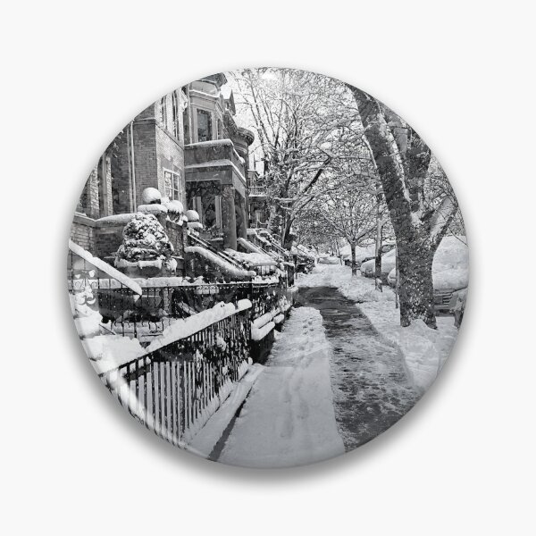 Item preview, Snow Covered Street at Castle Point Hoboken designed and sold by Kurt Gardiner.