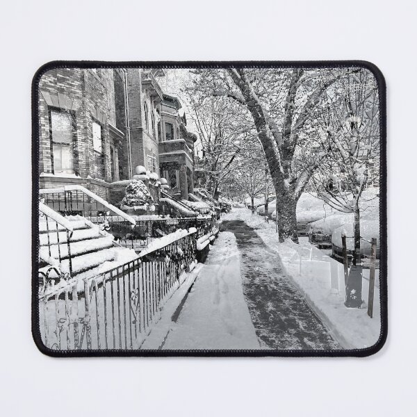 Item preview, Snow Covered Street at Castle Point Hoboken designed and sold by Kurt Gardiner.