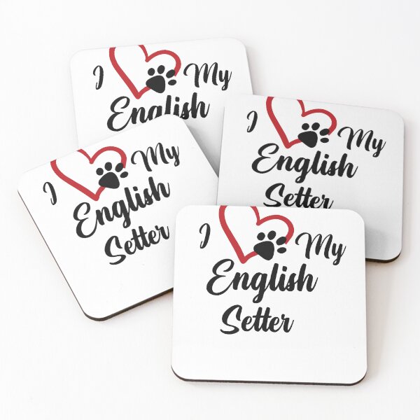 Item preview, I Love My English Setter for Dog Lovers designed and sold by SaafaShop.