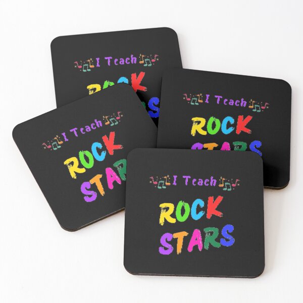 Item preview, I Teach Rock Stars The Best Teacher Purple Design designed and sold by BestTeacher.