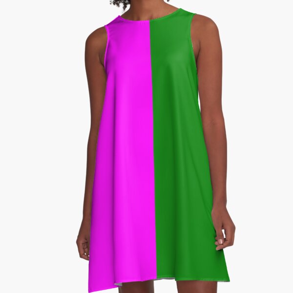 Pink and green dresses best sale for sale