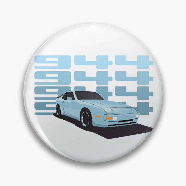 Artikelvorschau, 1986 Porsche 944 Hellblaue Illustration entworfen und verkauft von blackdogshop.