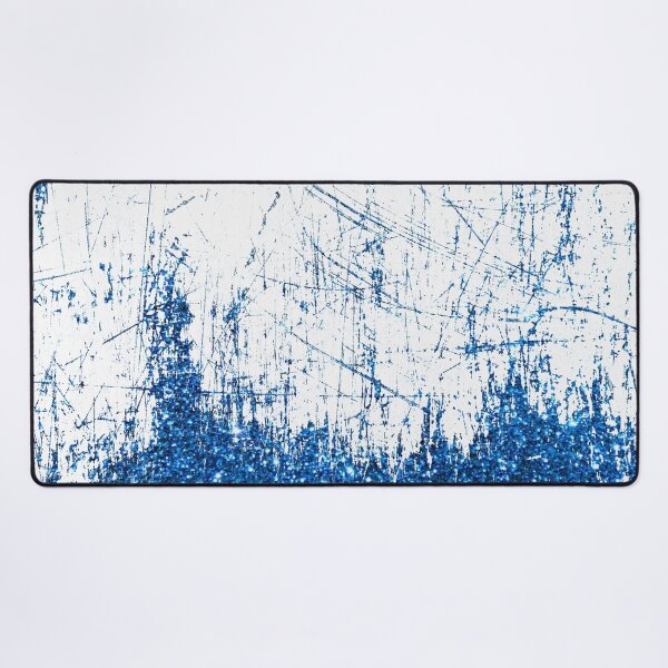 Item preview, White denim and blue glitter designed and sold by ibelieveimages.