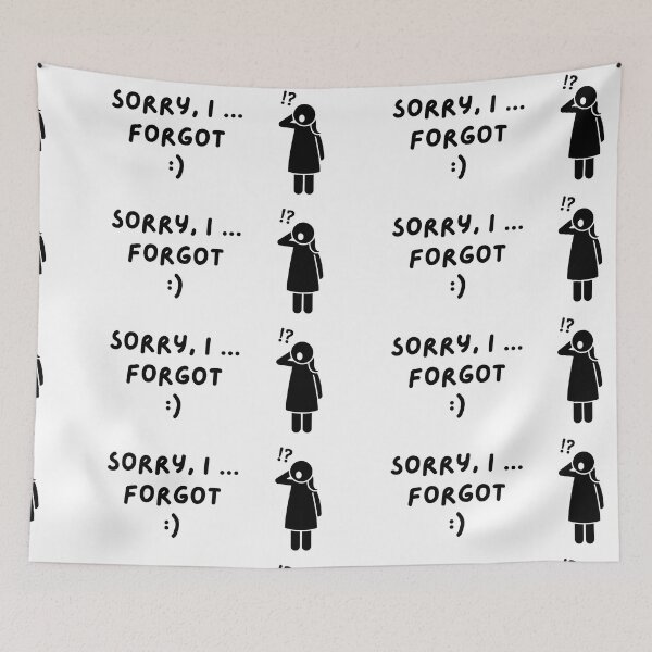 Item preview, Sorry I forgot funny design female designed and sold by to-esu.