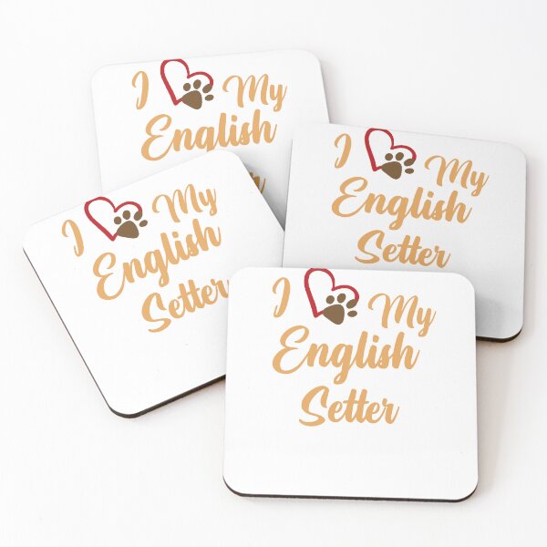 Item preview, I Love My English Setter for Dog Lovers designed and sold by SaafaShop.