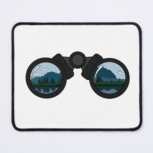 Item preview, mountain scene binoculars designed and sold by josiebusato.