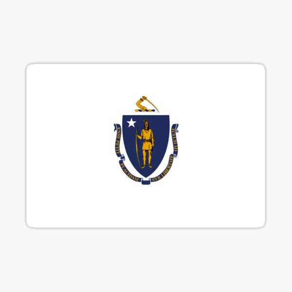 Item preview, Massachusetts - Bay Stater Flag designed and sold by FlagsWorld.
