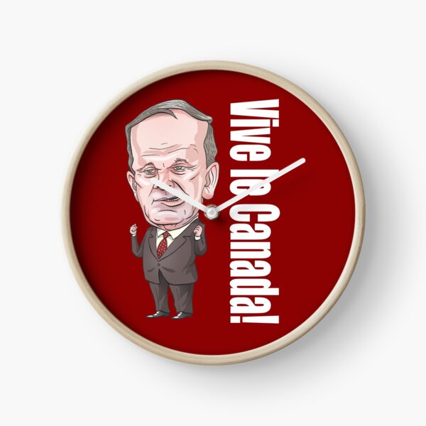 Jean Chretien "Vive le Canada!" Clock