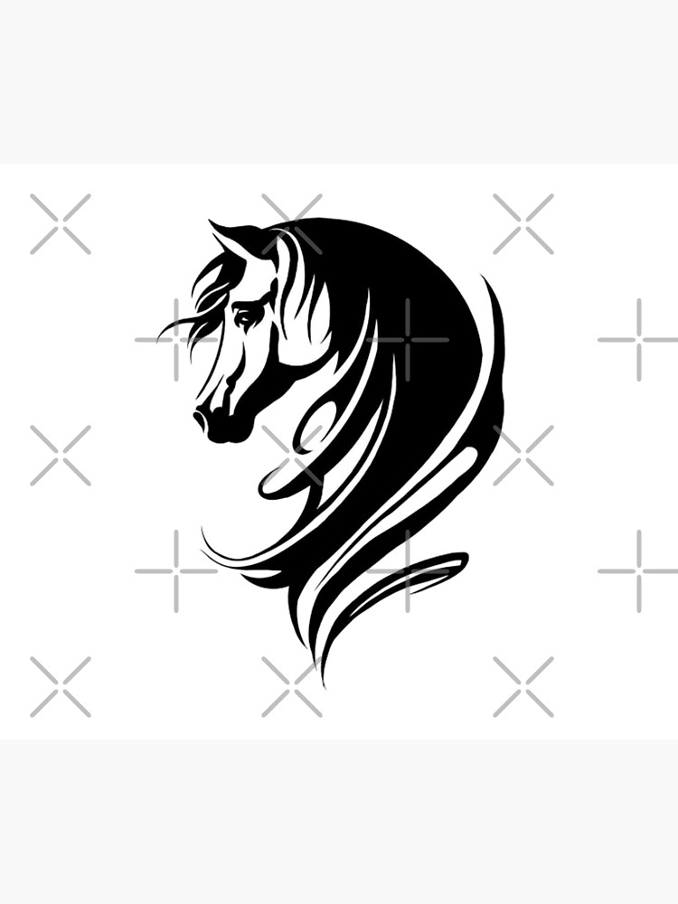 Horse Silhouette - Finch by Stevenobinsun