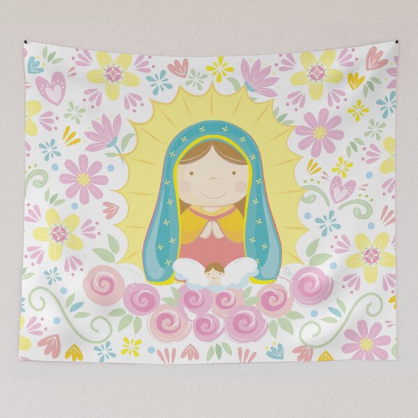 Item preview, Linda y colorida ilustración de la Virgencita de Guadalupe designed and sold by MadreMia.