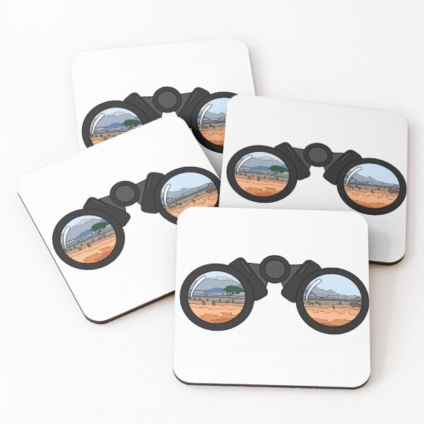 Item preview, safari scene binoculars designed and sold by josiebusato.