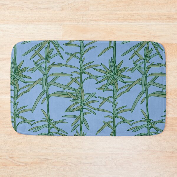 Item preview, Tropical pattern on blue background with leaves.  designed and sold by hmorena.