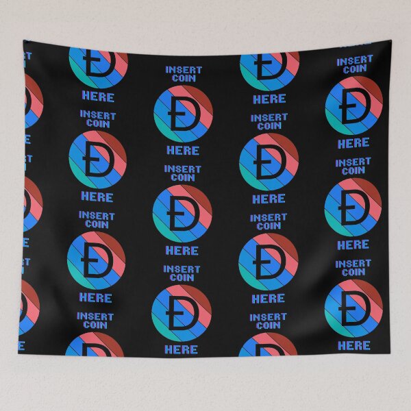 Item preview, Insert Coin Here - Dogecoin Crypto Meme Coin designed and sold by NFTDesignsBLV.