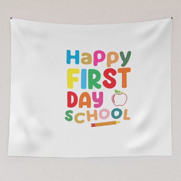 Item preview, Happy First Day School designed and sold by mg360.