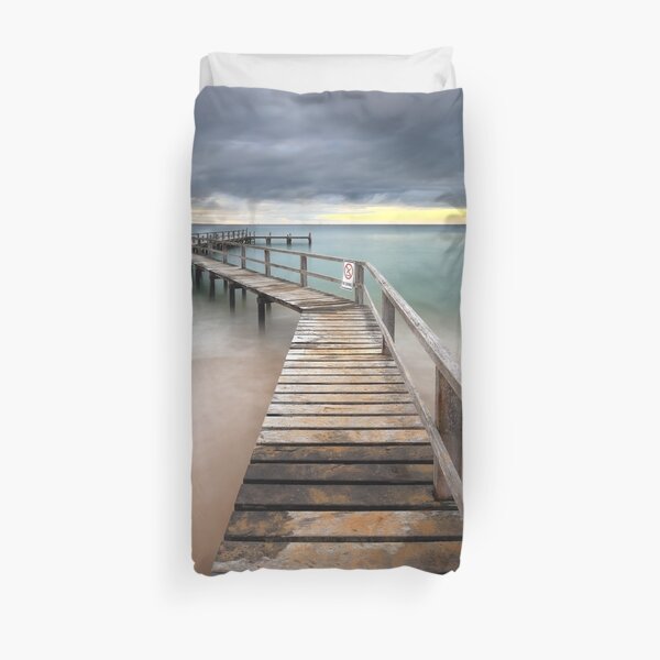 Shelley beach - Portsea Duvet Cover