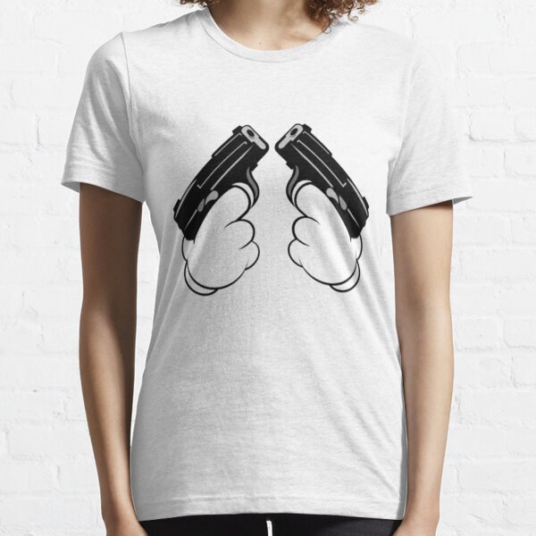 Item preview, Mickey Mouse Hands Shooting Two Guns designed and sold by MyNameIsVZalaya.