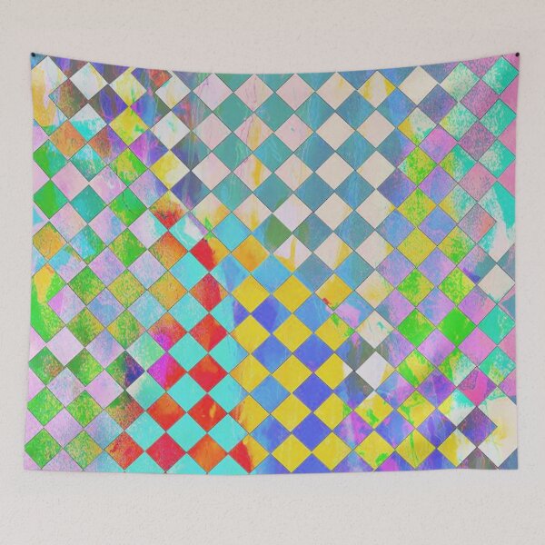 Item preview, Abstract checkers designed and sold by ibelieveimages.