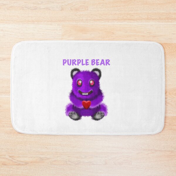 Item preview, Purple bear  designed and sold by nickardi.