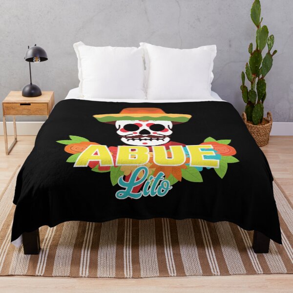 Item preview, Cute Mexican Calavera With Flowers Saying Abuelito designed and sold by Med ing.