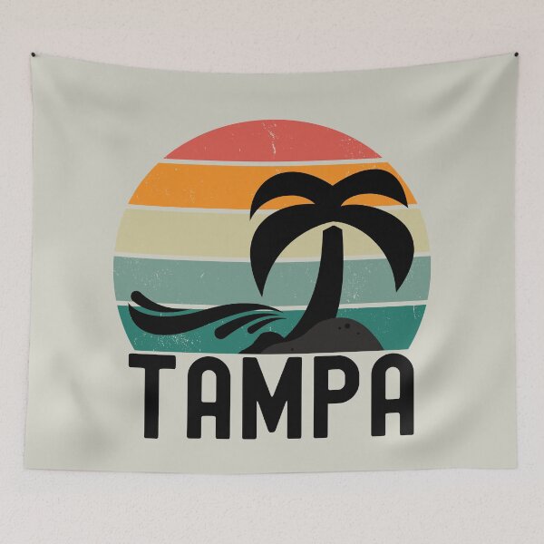 Item preview, Vintage Retro Tampa Florida Travel Gift designed and sold by BronikowskiART.