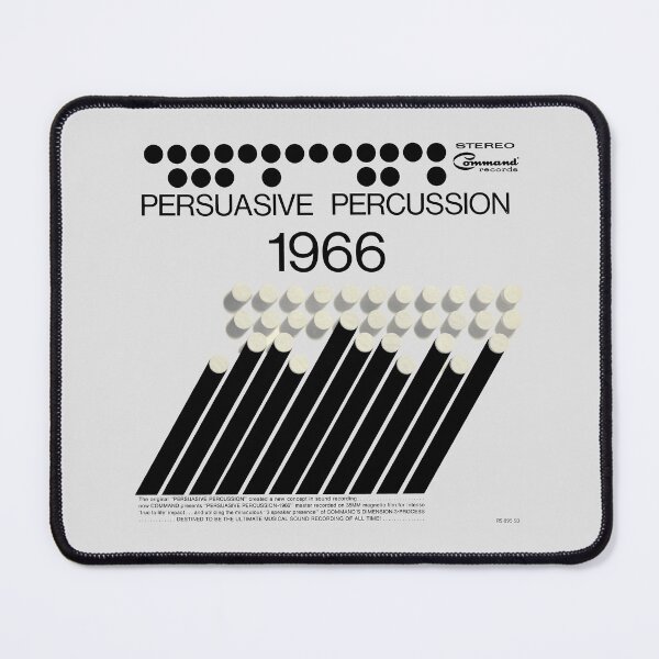Item preview, PERSUASIVE PERCUSSION 1966 - RECORD SLEEVE designed and sold by ThrowbackAds.